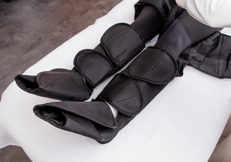 Pressoterapia professionale per drenaggio linfatico